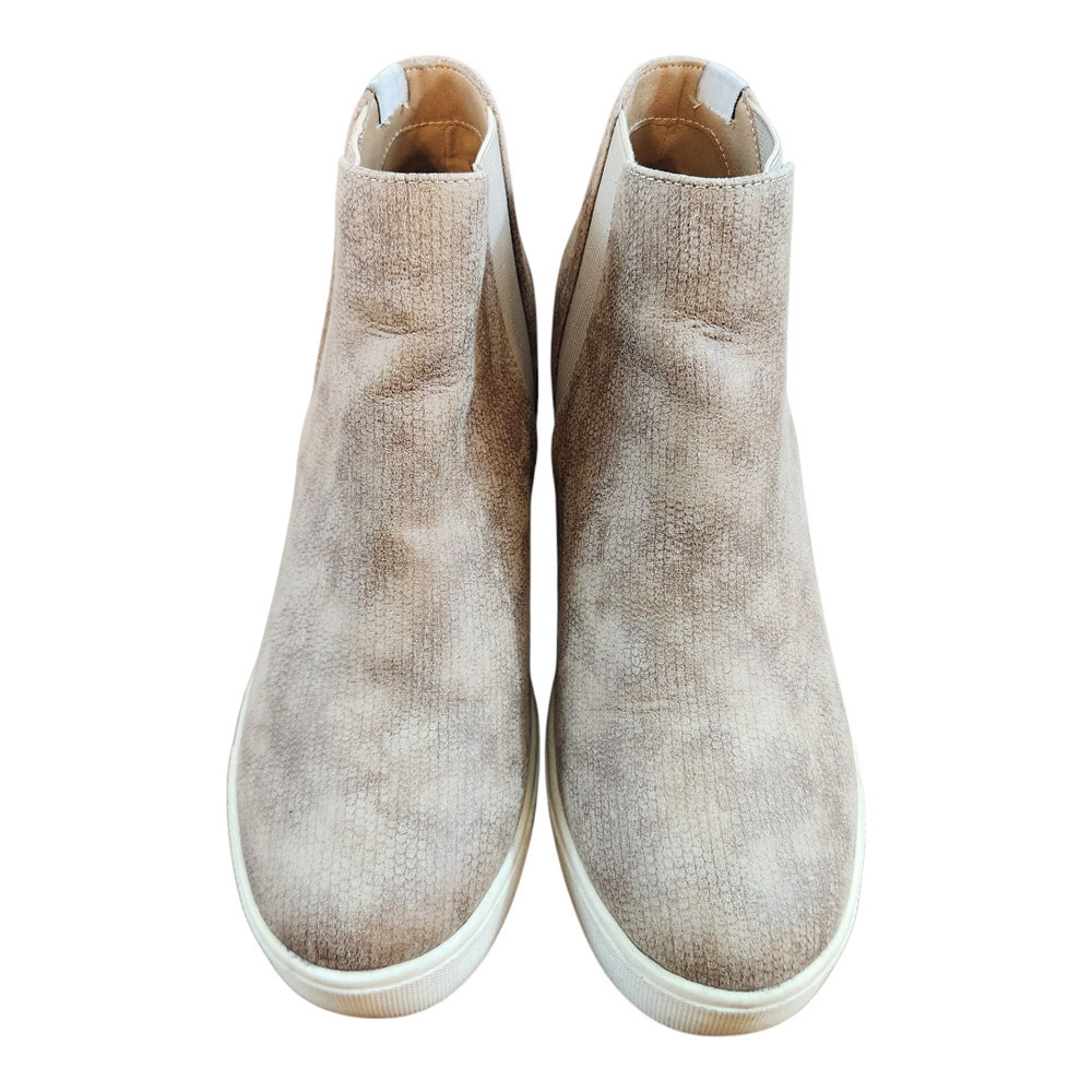 Coconuts by Matisse lure tan natural platform wedge sneakers sz 9.5 - Picture 3 of 12